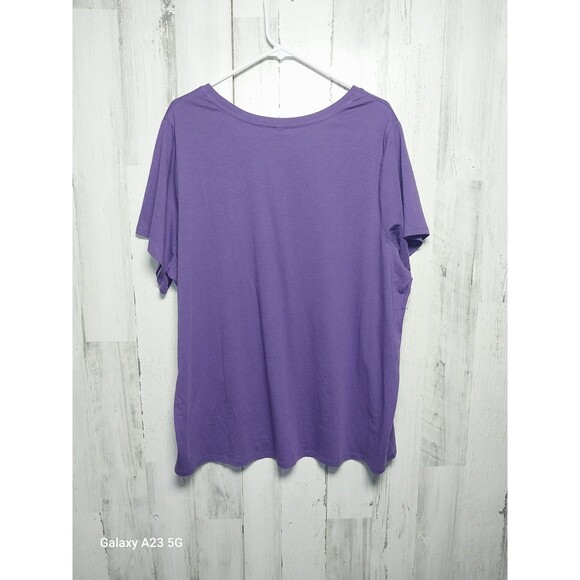 Sleep By Cacique 22/24 Purple Saturday Stay Forever Sleepshirt - Picture 6 of 6